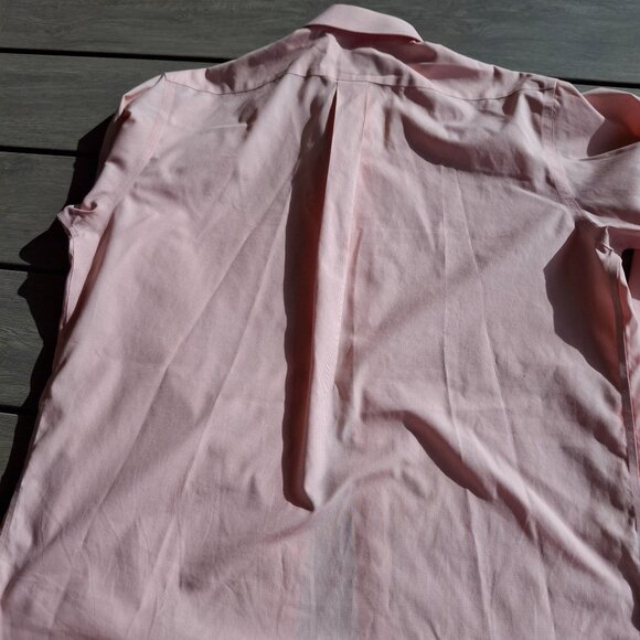 Brooks Brothers Madison Non-Iron SupimaCotton Dress Shirt 15 1/2-35 Pink/Gingham - Picture 2 of 7